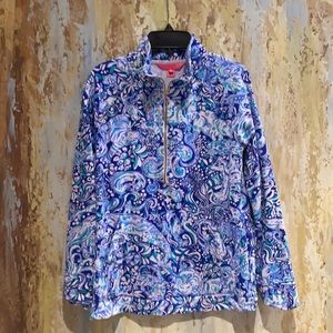 Lilly Pulitzer half zip pull over.  NWOT